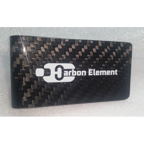 Signature Carbon Fiber Money Clip – 100% carbon fiber twill black with GLOSS finish