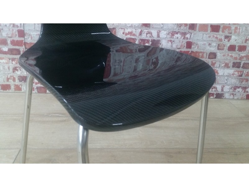 Carbon Fibre Dining Chair |100% Carbon Fibre Back Gloss Finish | Fibre ...