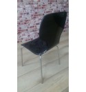 Carbon Fiber Dining Chair – 100% carbon fiber back in TWILL black/black with Gloss finish 
